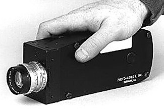 The 16mm 1VN high-speed film camera - size comparisson.