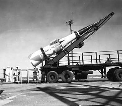 A Sprint missile being lowered into its underground silo prior to a test launch, March 1, 1967.